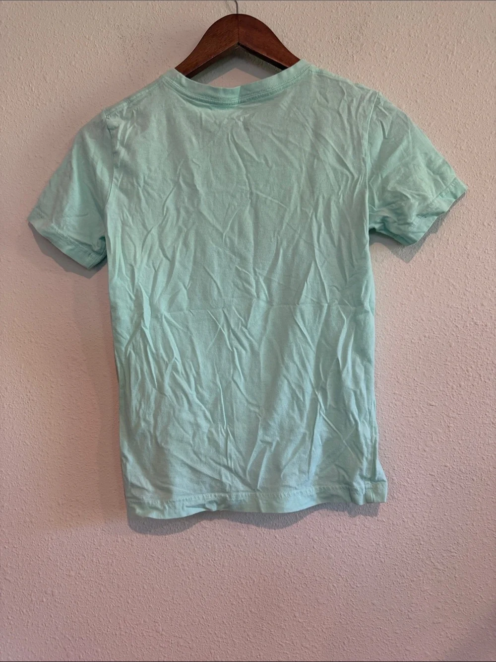Converse Mint Green Tee with Black Star Logo